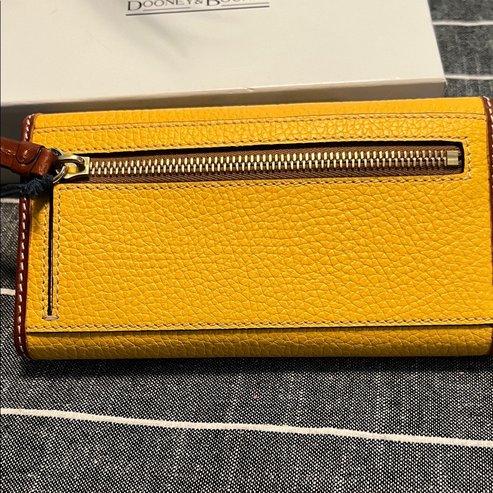 Dooney & Bourke Vibrant Yellow Wallet - Picture 3 of 4